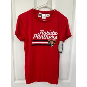 NHL Concepts Sports Florida Panthers Red Short Sleeve T-Shirt Women's M New